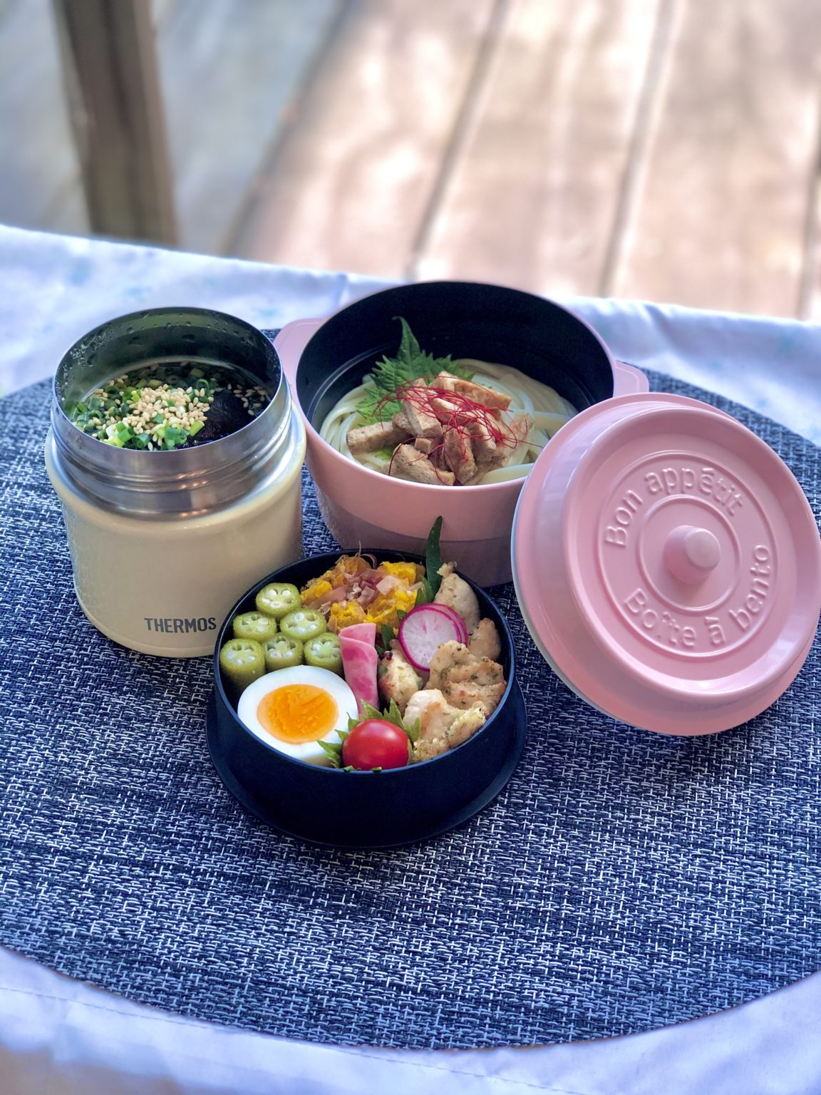 《夏のスープジャー》冷やしきつねうどん弁当 趣味弁